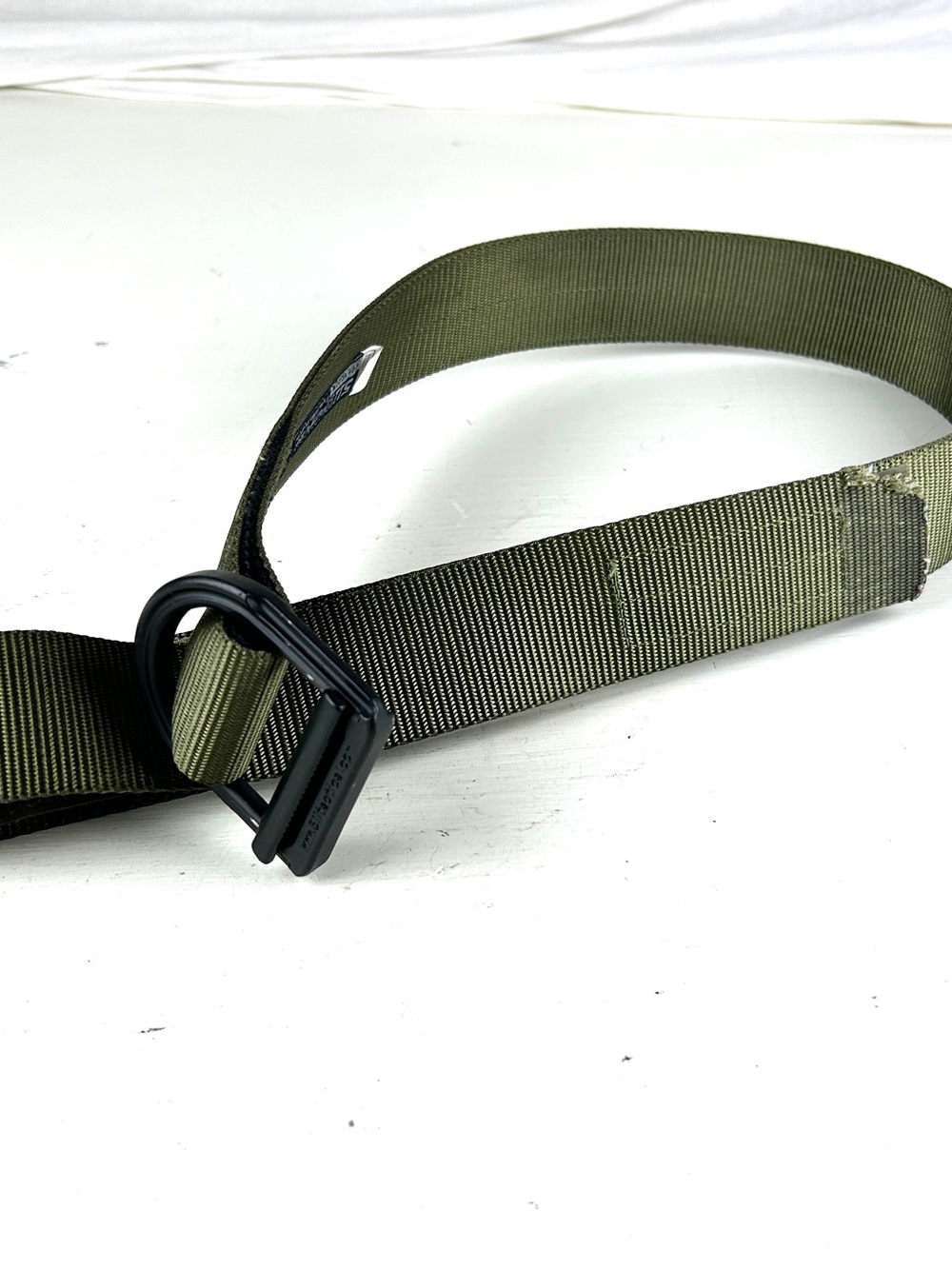 5.11 Tactical Series Operator Belt 59405 Green Nylon D-Ring Buckle Mens L 36-38"